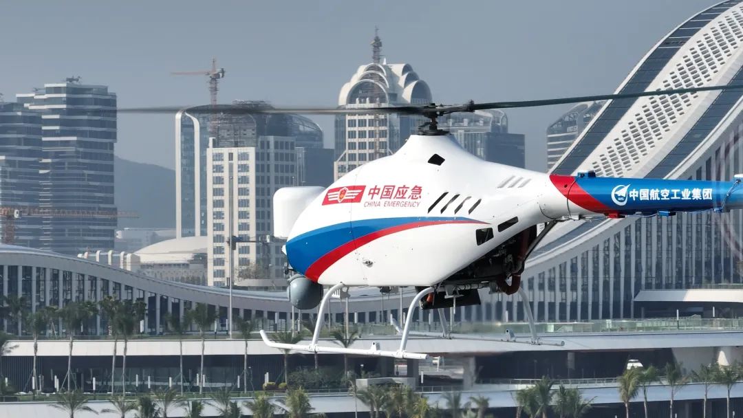 AR-500无人直升机首次在城市内开展示范应用(图1)