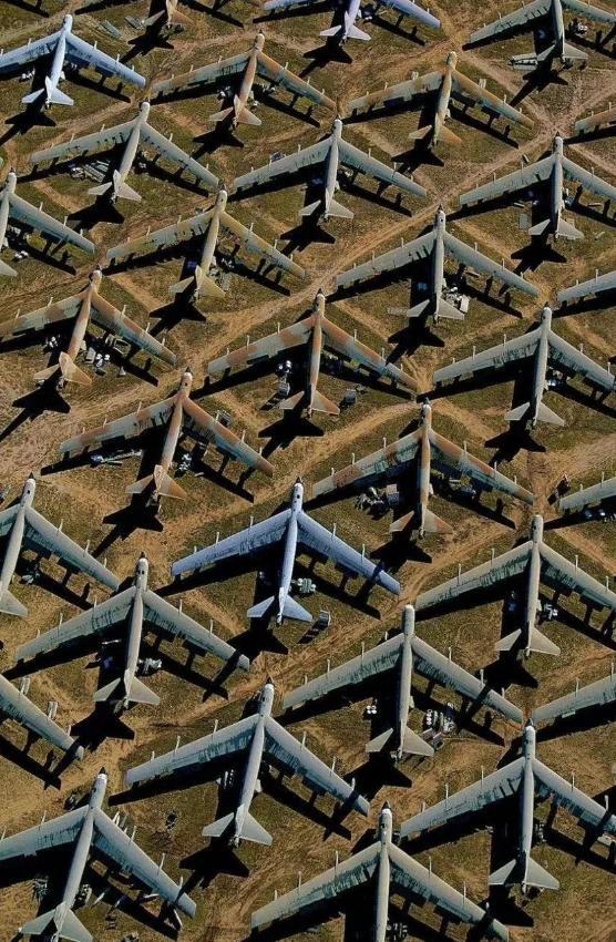 亚洲最大飞机坟场在中国？看看这里停的飞机数量仅次于美国(图9)