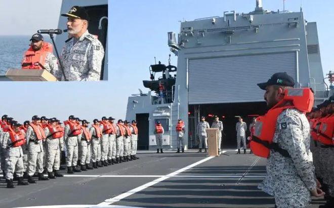 巴基斯坦海军新型巡逻舰服役由荷兰达门集团建造到现在没装武器(图5)