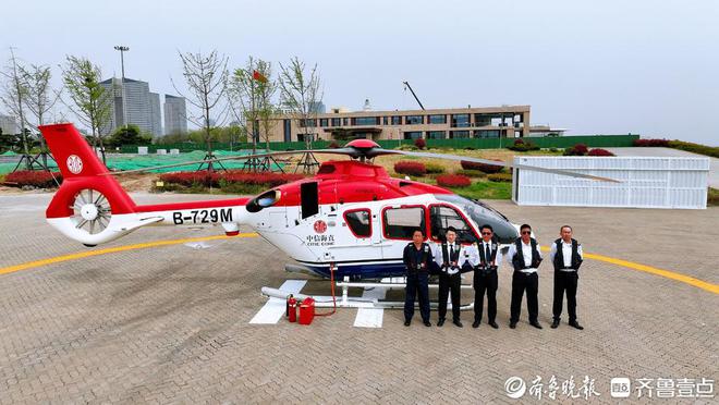 日照低空经济应用再增新场景直升机引航完成首飞(图2)